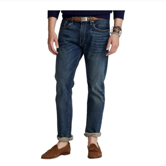 Polo Ralph Lauren Hampton Relaxed Straight Jeans mens 38x30 - Picture 3 of 12